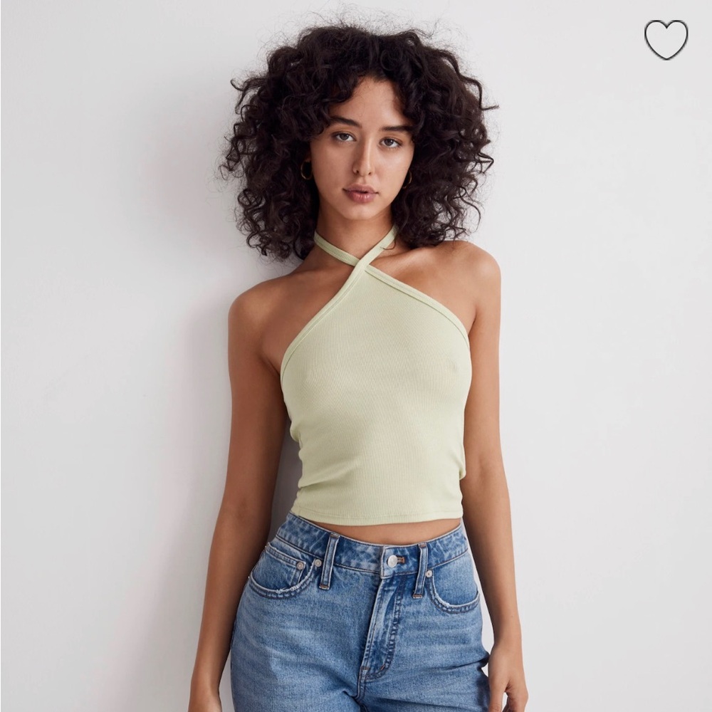 Supima Rib Halter Tank Top